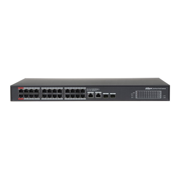 DAHUA 24port PoE 360w 2-SFP Gigabit Yönetilemez Switch PFS3228-24GT-360-V2 ikinci görünüm
