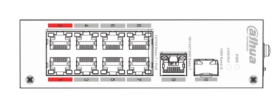 DAHUA 8port PoE 96w 1-SFP/1-Uplink  10/100 Yönetilemez Endüstriyel Switch PFS3110-8ET-96-V2