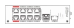 DAHUA 8port PoE 96w 1-SFP/1-Uplink  10/100 Yönetilemez Endüstriyel Switch PFS3110-8ET-96-V2