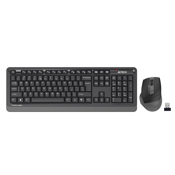 A4TECH FG1035 Kablosuz Q Trk Siyah/Gri Klavye - Mouse Set ikinci görünüm