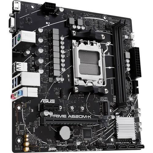 ASUS PRIME A620M-K DDR5 HDMI PCIe 16X v4.0 AM5 mATX