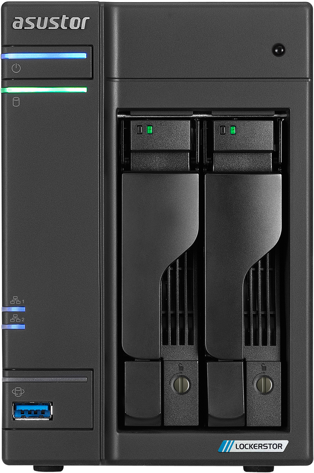 ASUSTOR 2diskli Celeron N5105-4GB RAM--2.5Gbe Nas Server AS6702T