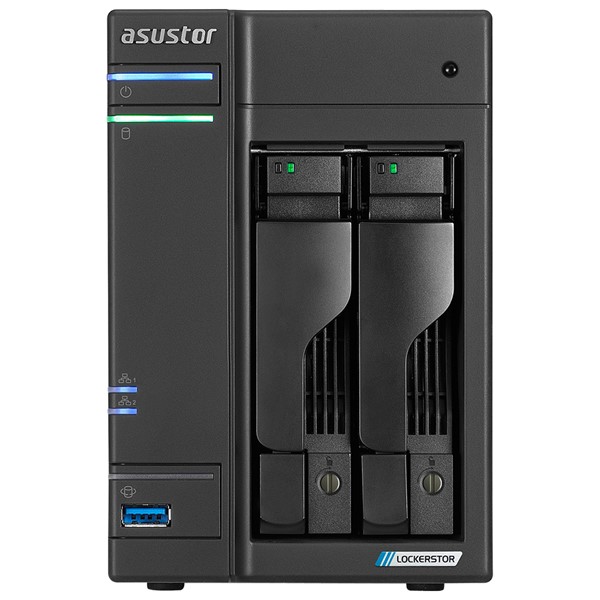 ASUSTOR 2diskli Celeron N5105-4GB RAM--2.5Gbe Nas Server AS6702T ikinci görünüm