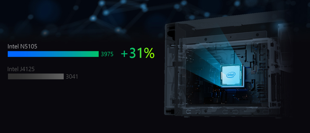ASUSTOR 2diskli Celeron N5105-4GB RAM--2.5Gbe Nas Server AS6702T