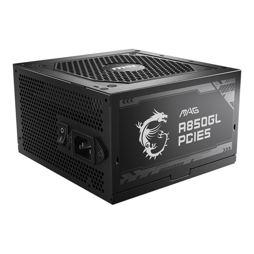 MSI 850W 80+ GOLD A850GL PCIe5.0 Tam Modüler Power Supply ikinci görünüm