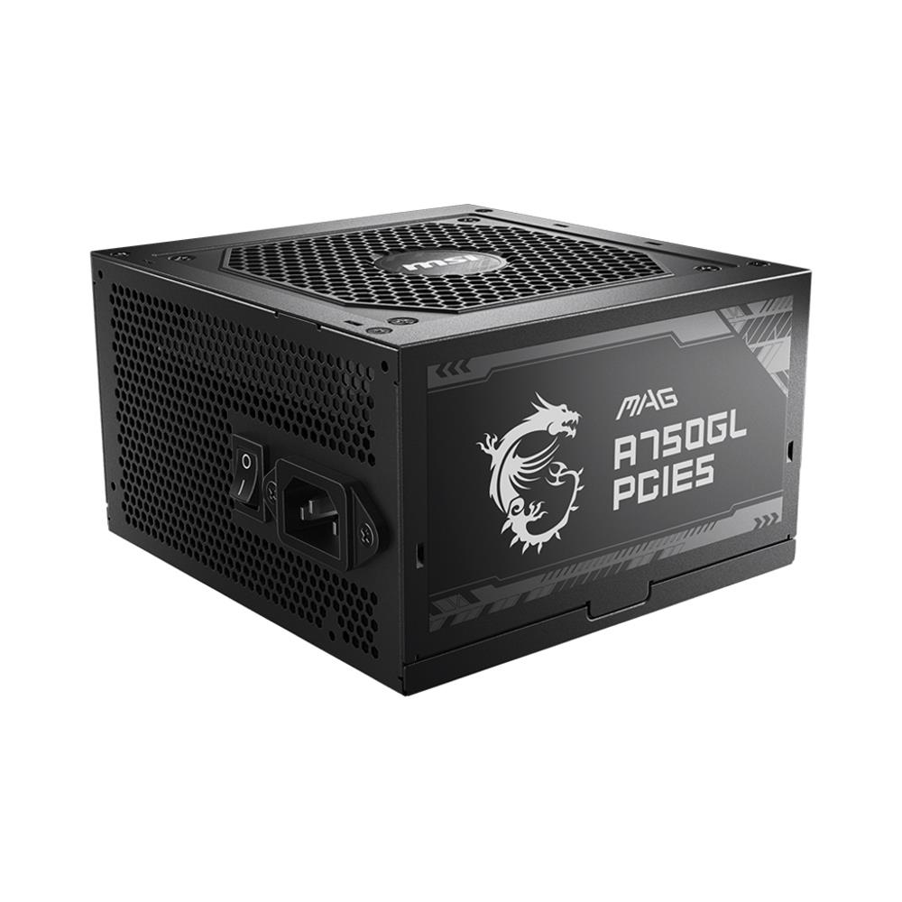MSI 750W 80+ GOLD A750GL 12cm Fanlı PCIe5.0 Tam Modüler Power Supply ikinci görünüm