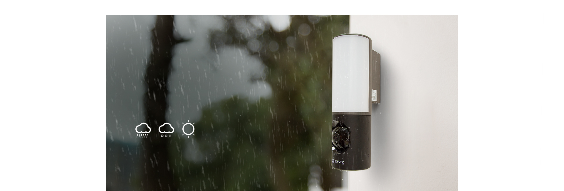 EZVIZ 4MP Box 2mm Wall-Light Wıfı Kablosuz IP Kamera CS-LC3