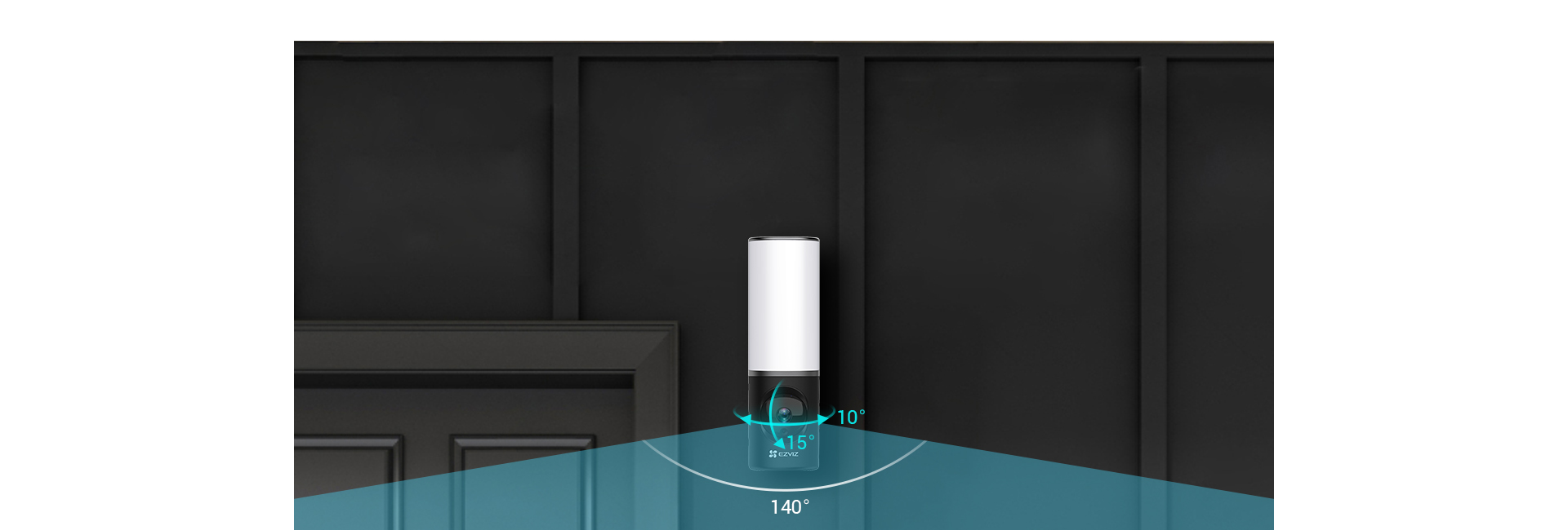 EZVIZ 4MP Box 2mm Wall-Light Wıfı Kablosuz IP Kamera CS-LC3