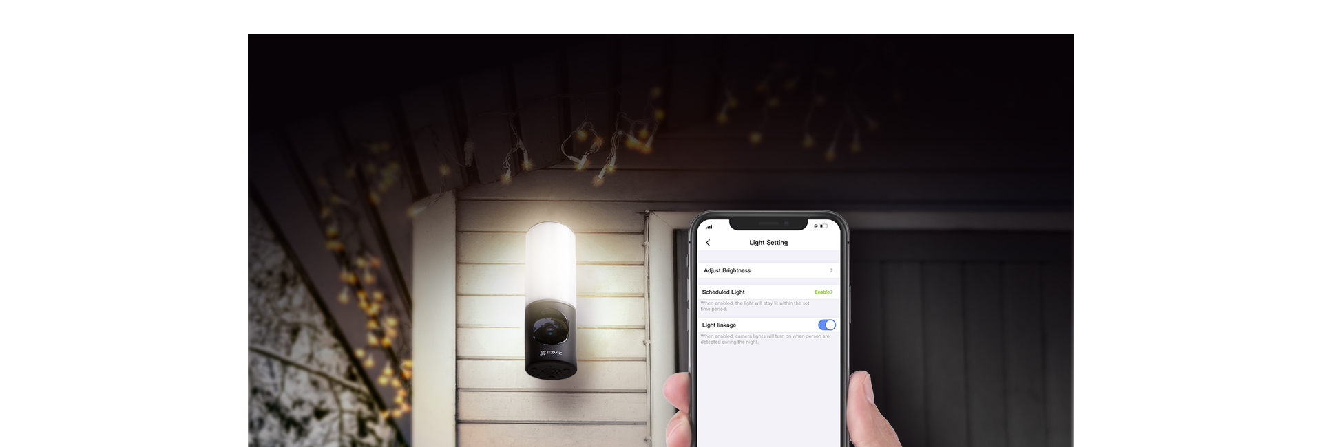EZVIZ 4MP Box 2mm Wall-Light Wıfı Kablosuz IP Kamera CS-LC3