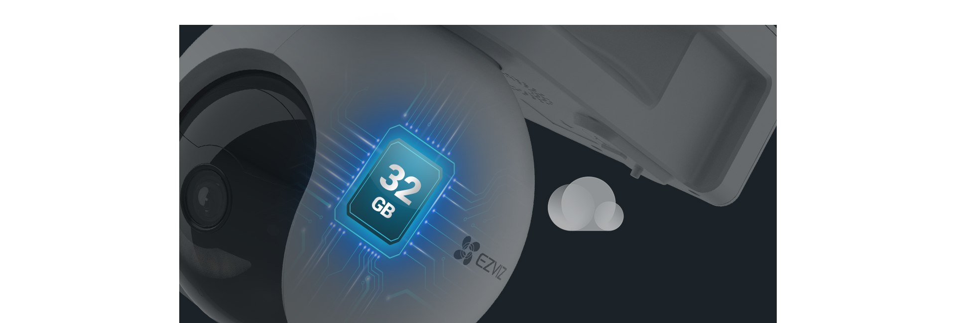 EZVIZ 4MP 4mm Wıfı Kablosuz IP Kamera Bataryalı CS-HB8