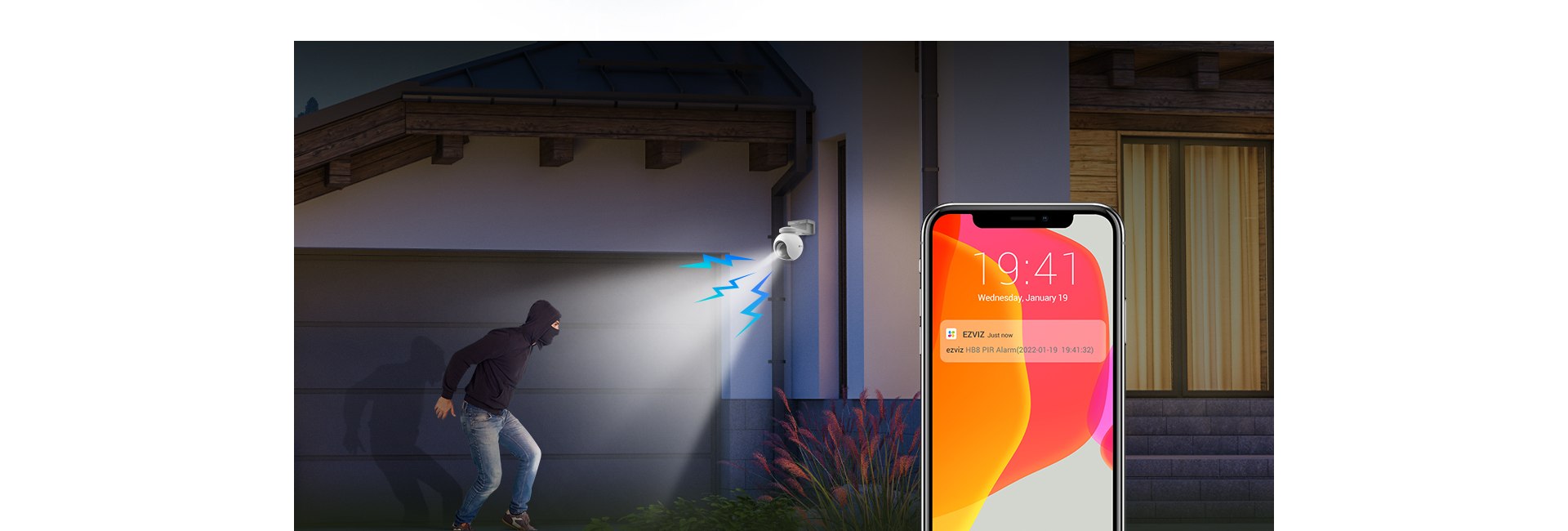EZVIZ 4MP 4mm Wıfı Kablosuz IP Kamera Bataryalı CS-HB8