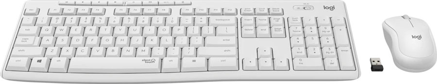 LOGITECH MK295 Kablosuz Q Trk Beyaz Klavye - Mouse Set (920-010089)