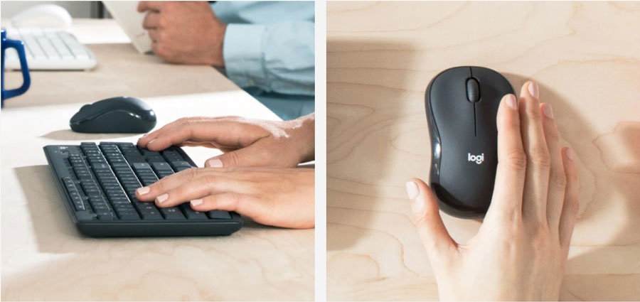 LOGITECH MK295 Kablosuz Q Trk Beyaz Klavye - Mouse Set (920-010089)