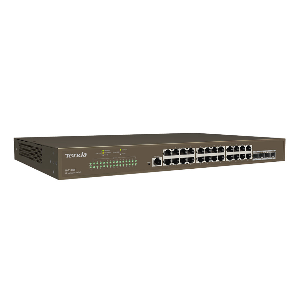 TENDA 24port  4-SFP 10GbE Gigabit Yönetilebilir Switch TEG3328F
