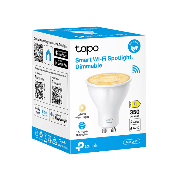 TP-LINK Tapo L610 Akıllı Wi-Fi Spot Lamba Wıfı Kablosuz Ayarlanabilir Işık Şiddeti