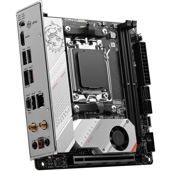MSI MPG B650I EDGE WIFI-6E DDR5 HDMI DP PCIE 4.0 AM5 mITX