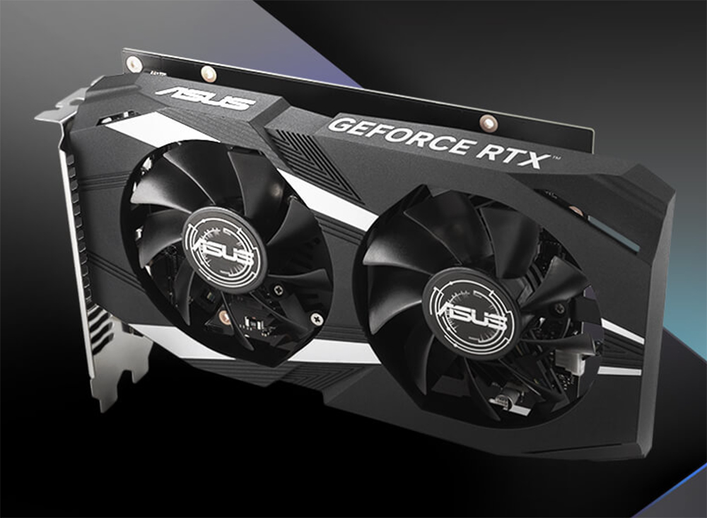 ASUS RTX3050 6GB DUAL RTX3050-O6G GDDR6 96bit HDMI DVI DP PCIe 16X v4.0