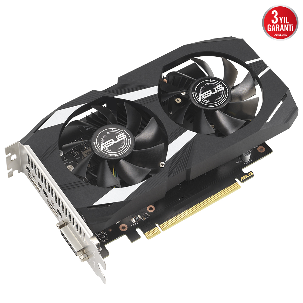 ASUS RTX3050 6GB DUAL RTX3050-O6G GDDR6 96bit HDMI DVI DP PCIe 16X v4.0