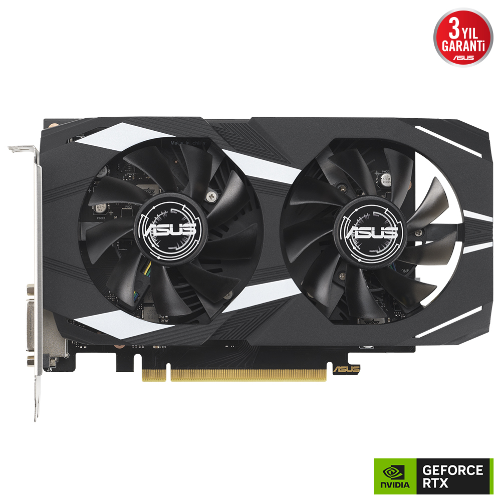 ASUS RTX3050 6GB DUAL RTX3050-O6G GDDR6 96bit HDMI DVI DP PCIe 16X v4.0