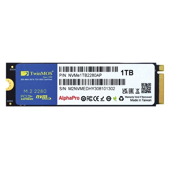 TWINMOS 1TB NV1TBG42280 7500- 6800MB/s M2 NVME GEN4 Disk ikinci görünüm