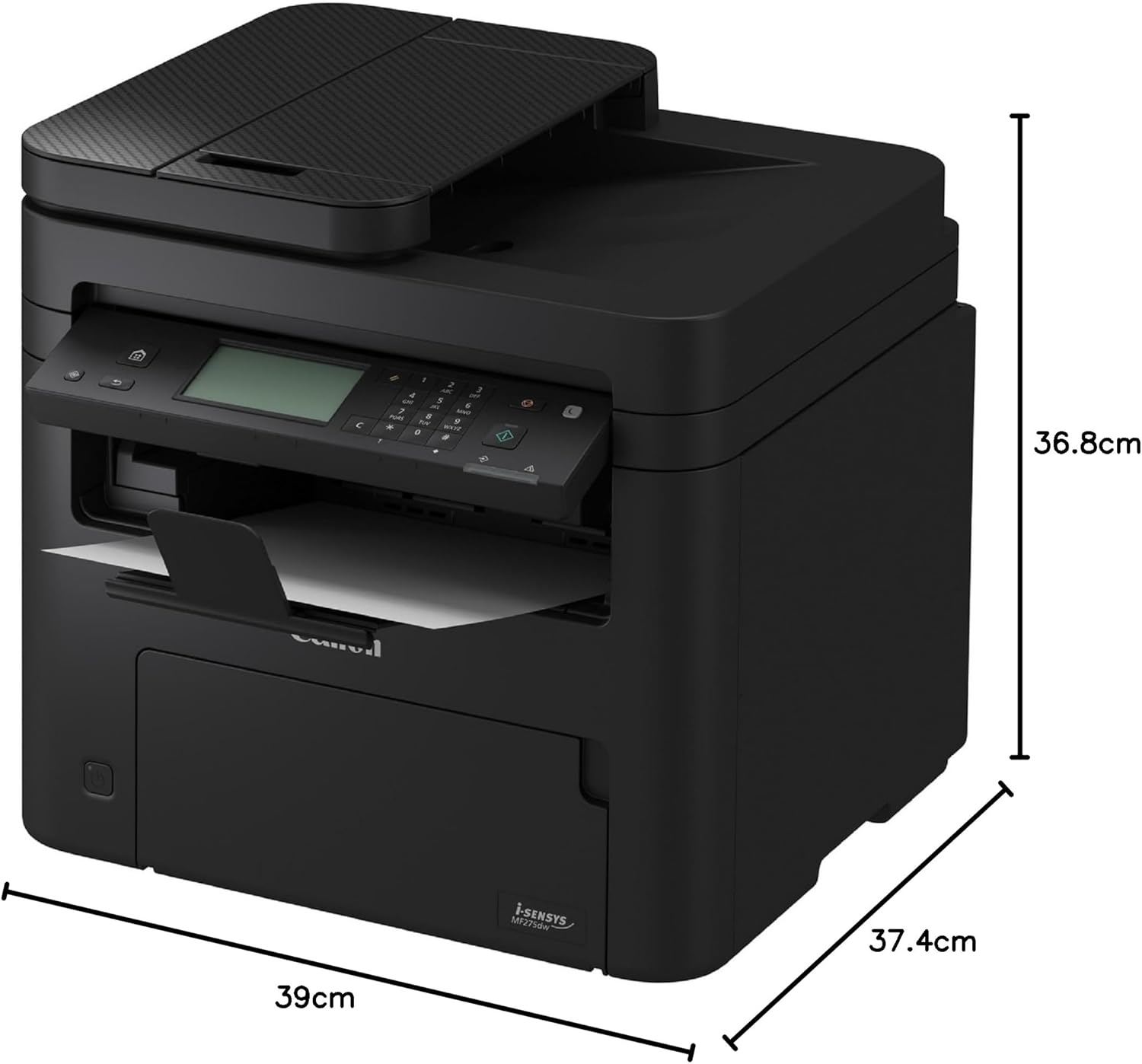 CANON MF275DW A4 Siyah Çok Fonksiyonlu Faxlı Dublex Laser Yazıcı USB 2.0,Ethernet,Kablosuz