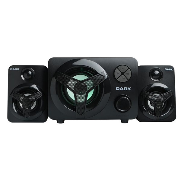 DARK SP-215 2+1 3.5mm Stereo Jak Siyah 12w RMS Multimedia Hoparlör ikinci görünüm