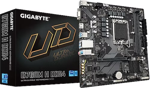 GIGABYTE B760M H DDR4 HDMI PCIE 4.0 1700p mATX
