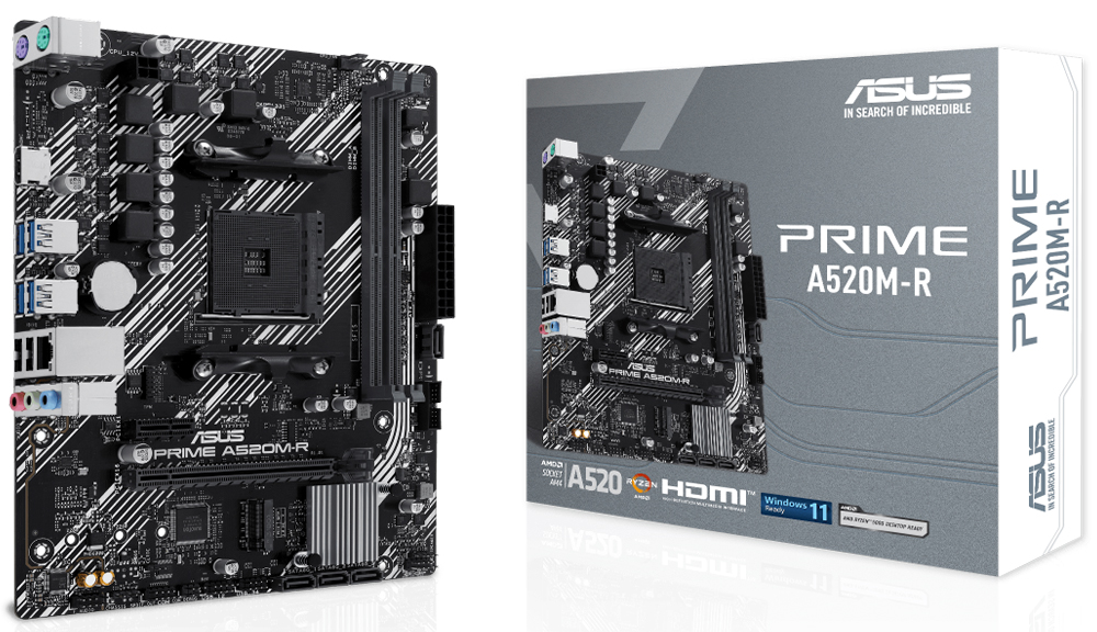 ASUS PRIME A520M-R DDR4 HDMI PCIE 4.0 AM4 mATX
