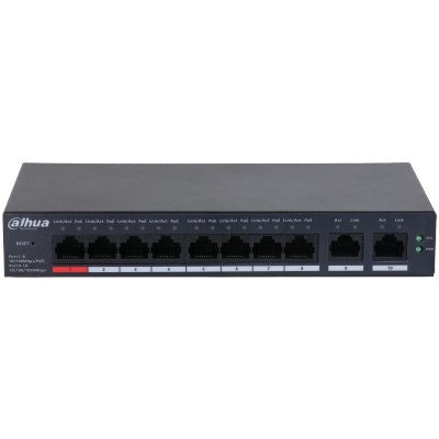 DAHUA 8port PoE 110w 2-Uplink Gigabit Cloud Yönetilebilir Switch CS4010-8ET-110 ikinci görünüm