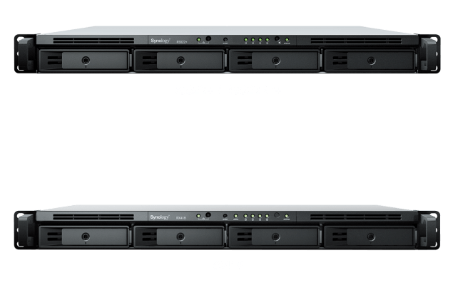 SYNOLOGY 4diskli Ryzen V1500B-2GB RAM-4-Gigabit Rack Nas Server RS822 PLUS