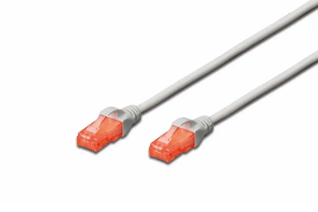 DIGITUS 0.5metre CAT6 Utp DK-1617-005 Gri Patch Kablo (10'lu Paket) ikinci görünüm