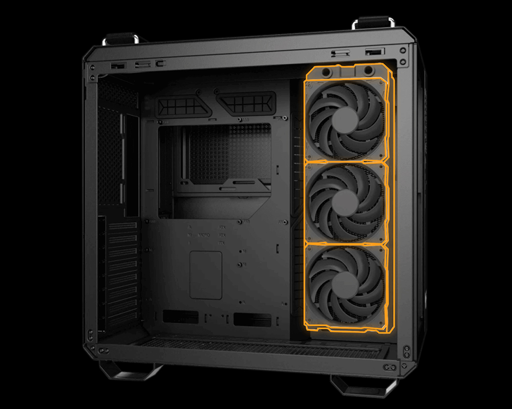 ASUS TUF GAMING GT502 Gaming Mid-Tower PC Kasası / 90DC0090-B190100