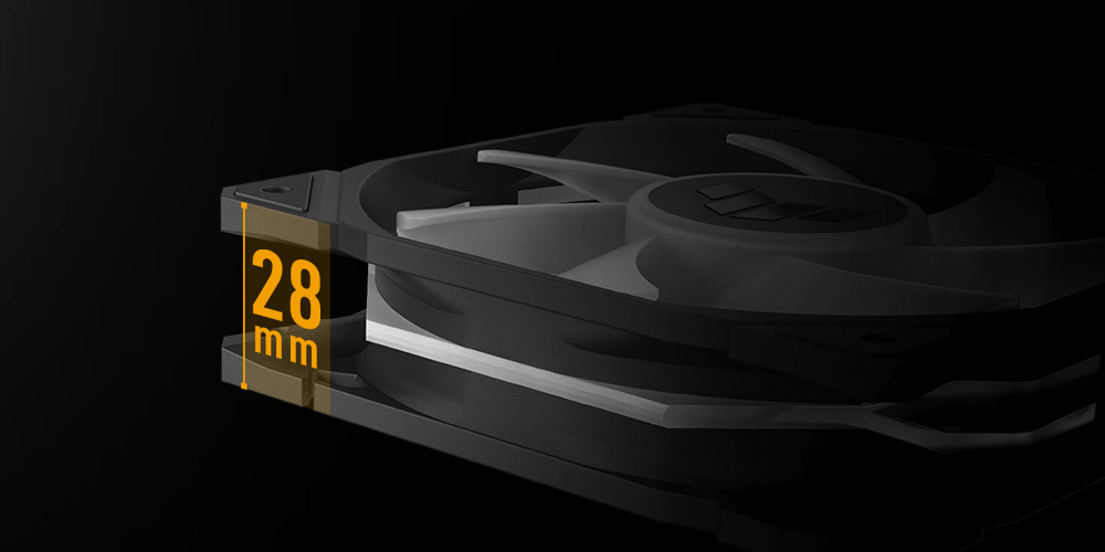 ASUS TUF Gaming TF120 ARGB 120mm Beyaz Soğutucu Kasa Radyatör Fanı