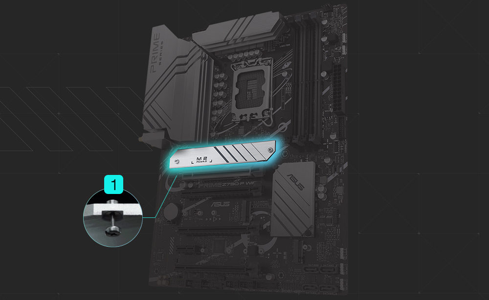 ASUS PRIME Z790-P WIFI7 DDR5 HDMI-DP TYPEC PCIE 5.0 1700p ATX