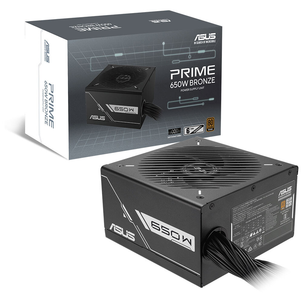 ASUS 650w 80+ BRONZE PRIME 650B Power Supply / 90YE00Y1-B0NA00