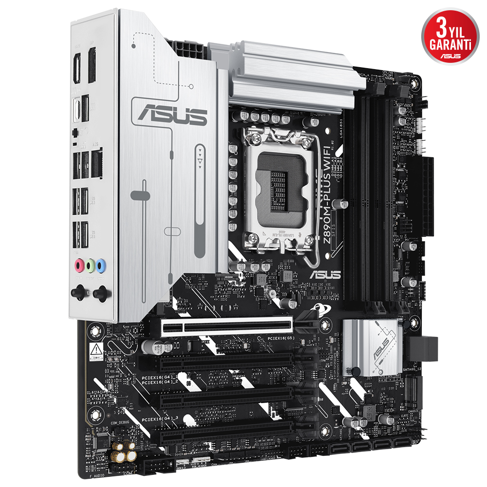 ASUS PRIME Z890M-PLUS WIFI6 DDR5 HDMI-DP TYPEC PCIE 5.0 1851p mATX