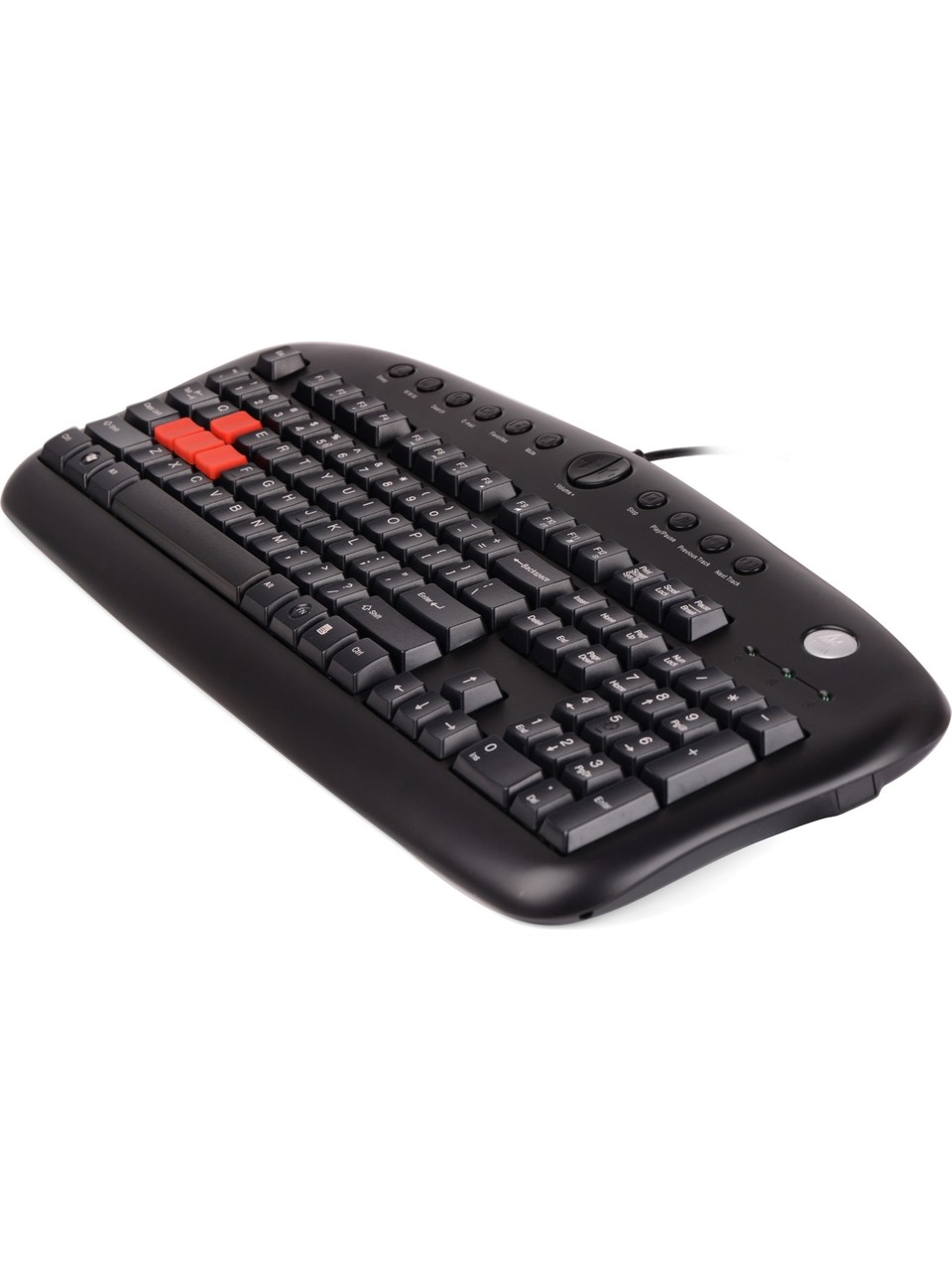 A4 TECH KB-28G Kablolu USB Q Trk Siyah Klavye ikinci görünüm