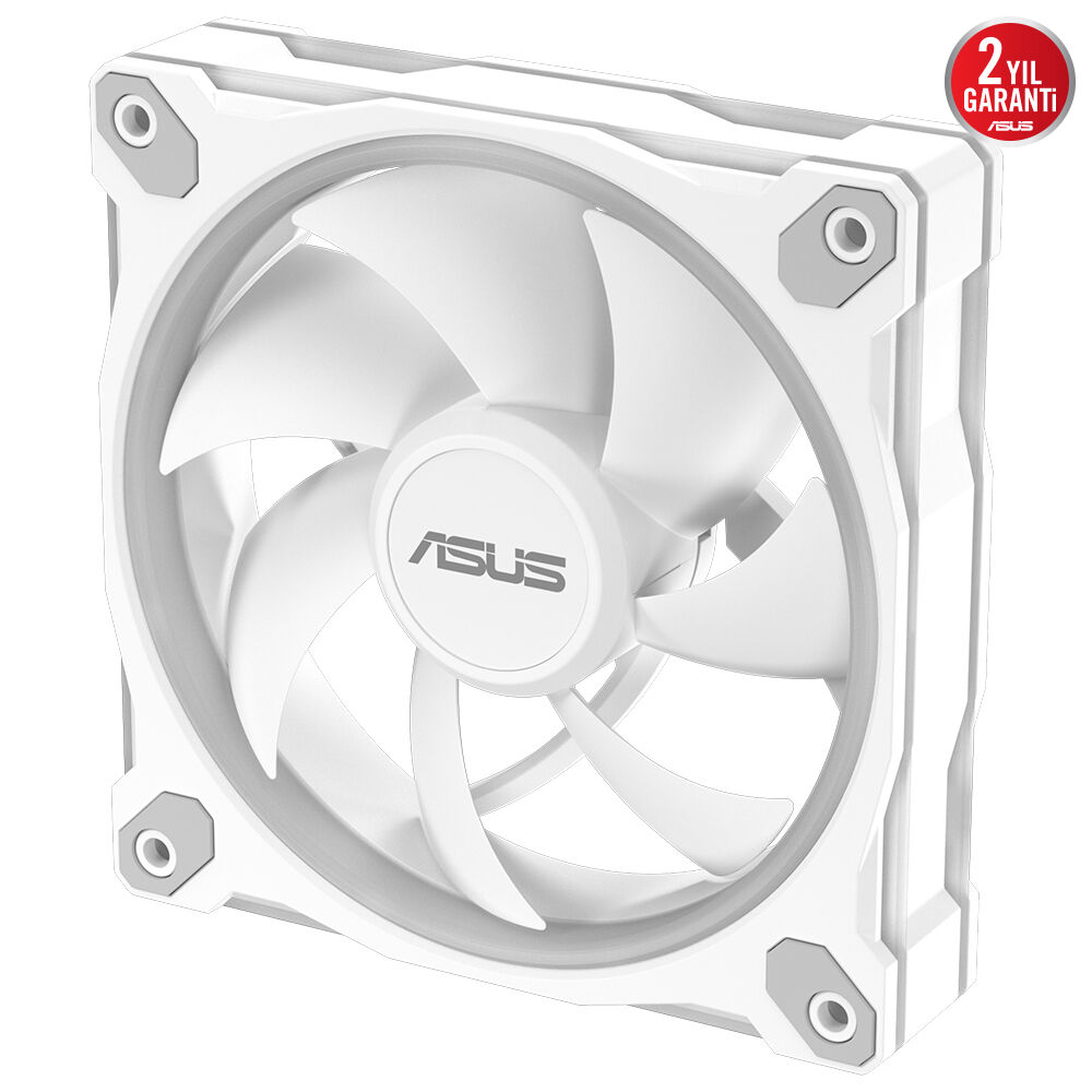 Asus Prime MR120 ARGB 120mm PWM Kasa Fanı - Beyaz /  90DA00I3-B09000