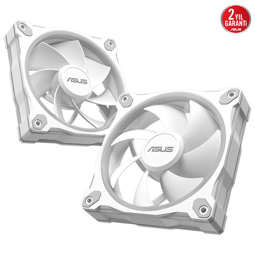 Asus Prime MR120 ARGB 120mm PWM Kasa Fanı - Beyaz /  90DA00I3-B09000