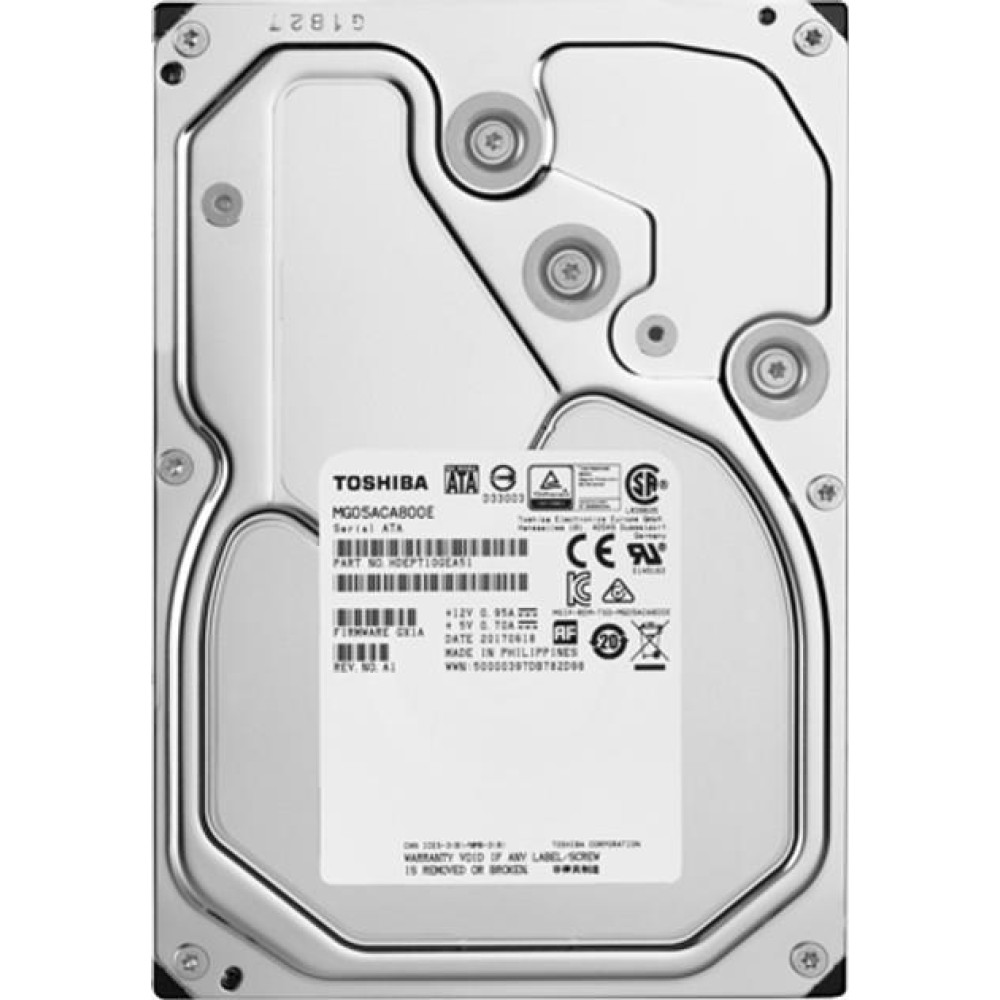 TOSHIBA 3.5" 22TB MG10AFA22TE 7200 RPM 256MB SATA-3 NAS ve Güvenlik Diski