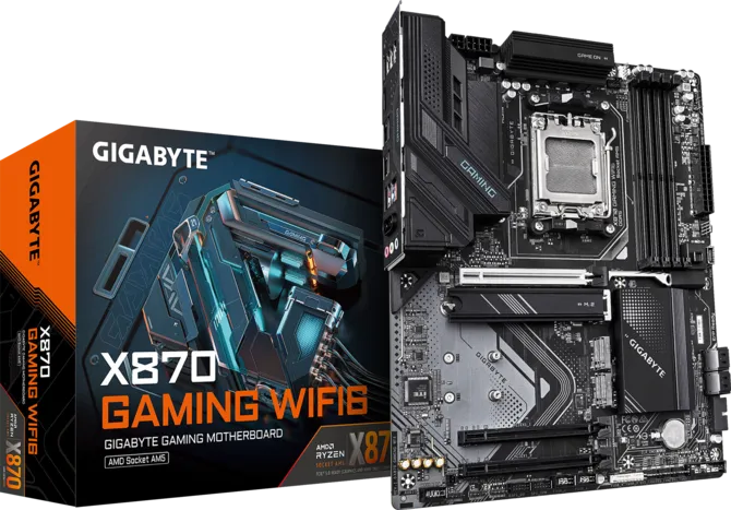 GIGABYTE X870 GAMING WIFI6 HDMDP TYPEC PCIE 5.0 AM5 ATX