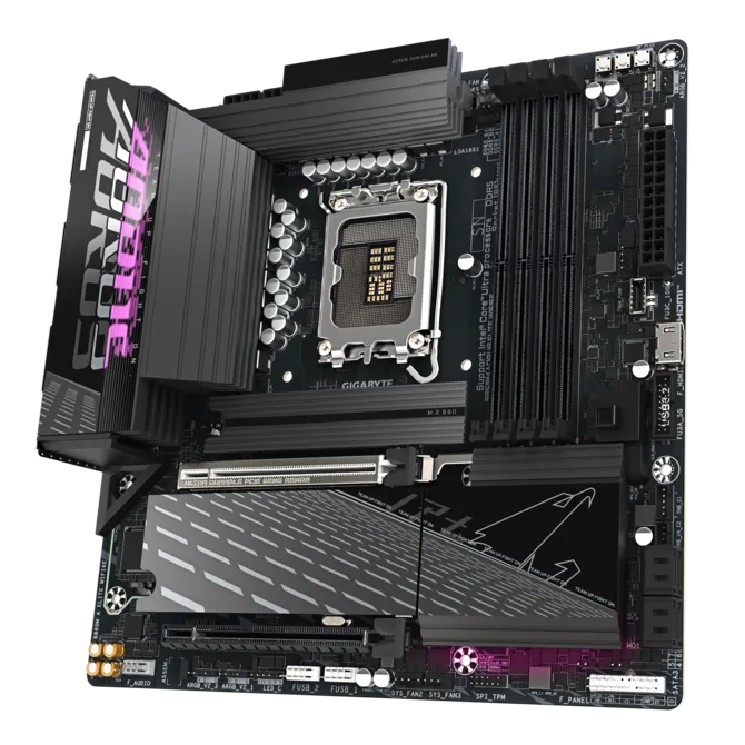 GIGABYTE B860M AORUS ELITE WIFI6E DDR5 HDMI-DP PCIE 5.0 1851p mATX