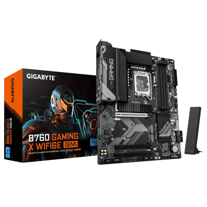 GIGABYTE B760 GAMING X WIFI6E GEN5 DDR5 HDMI-DP PCIE 4.0 1700p ATX ikinci görünüm