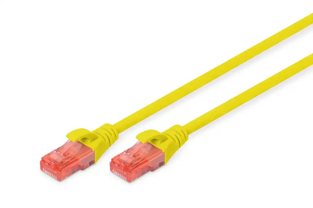 DIGITUS 0.5metre CAT6 Utp DK-1617-005/Y Sarı Patch Kablo (10'lu Paket) ikinci görünüm