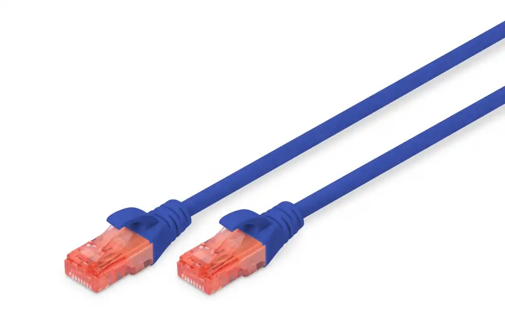 DIGITUS 1metre CAT6 Utp DK-1617-010/B Mavi Patch Kablo (10'lu Paket) ikinci görünüm