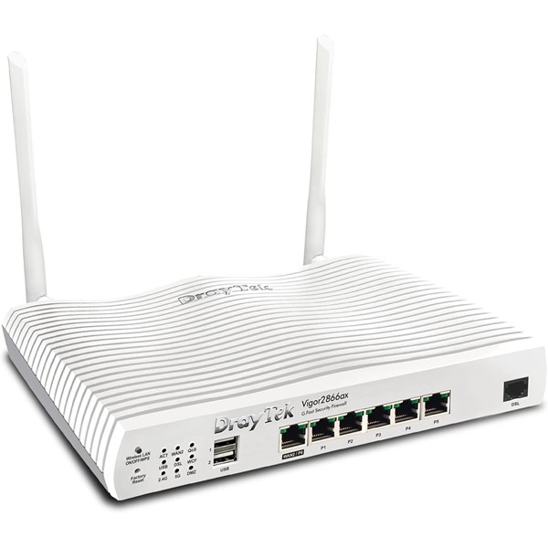 DRAYTEK Vigor 2866ax AX3000 Dual Band VDSL 3G-4G LTE Modem Router ikinci görünüm