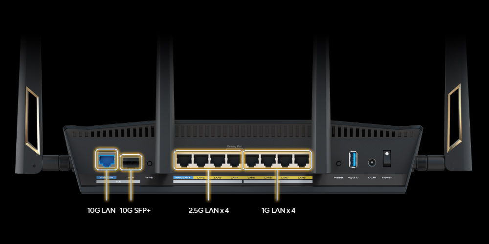 ASUS RT-BE88U WIFI7 BE7200 Gaming Router