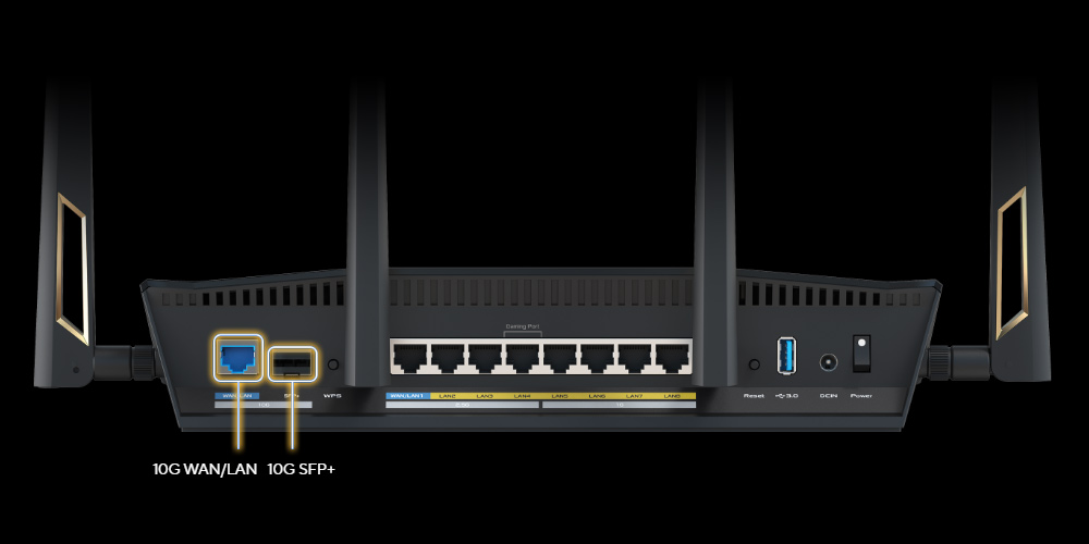 ASUS RT-BE88U WIFI7 BE7200 Gaming Router
