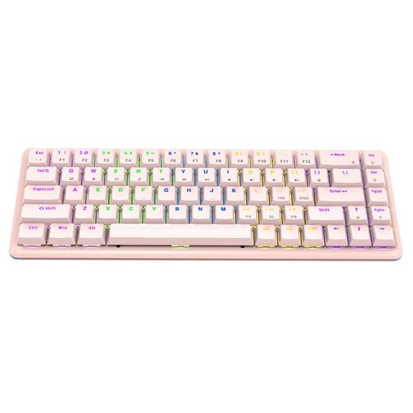 RAMPAGE Rebel Kablolu USB Q Trk Pembe Gaming Klavye Mouse
