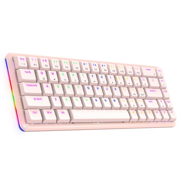 RAMPAGE Rebel Kablolu USB Q Trk Pembe Gaming Klavye Mouse ikinci görünüm